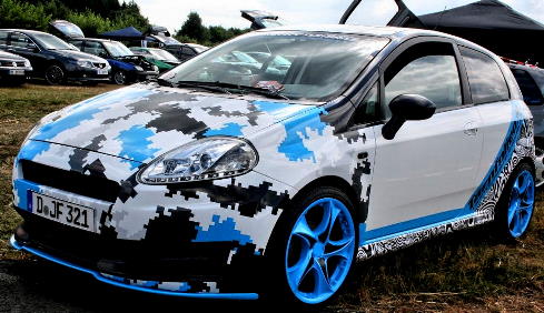 Autoaufkleber Camouflage