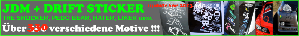 Autoaufkleber JDM