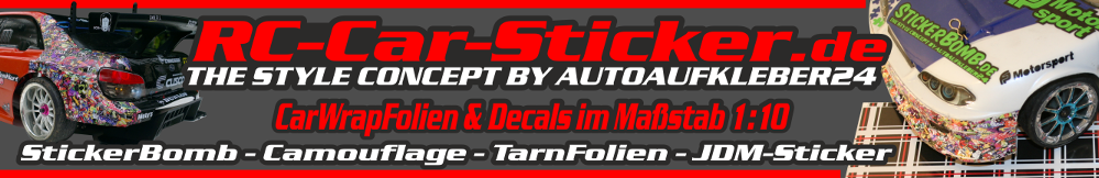 Autoaufkleber RC Car